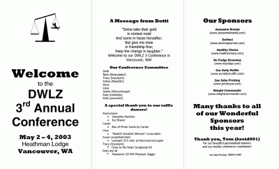 Program cover