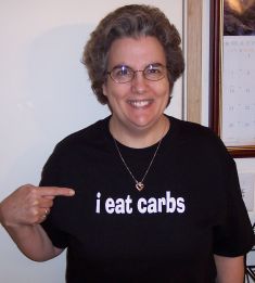Dotti in I Eat Carbs Shirt